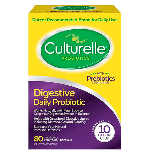 Probióticos para salud digestiva Culturelle, 80 capsulas