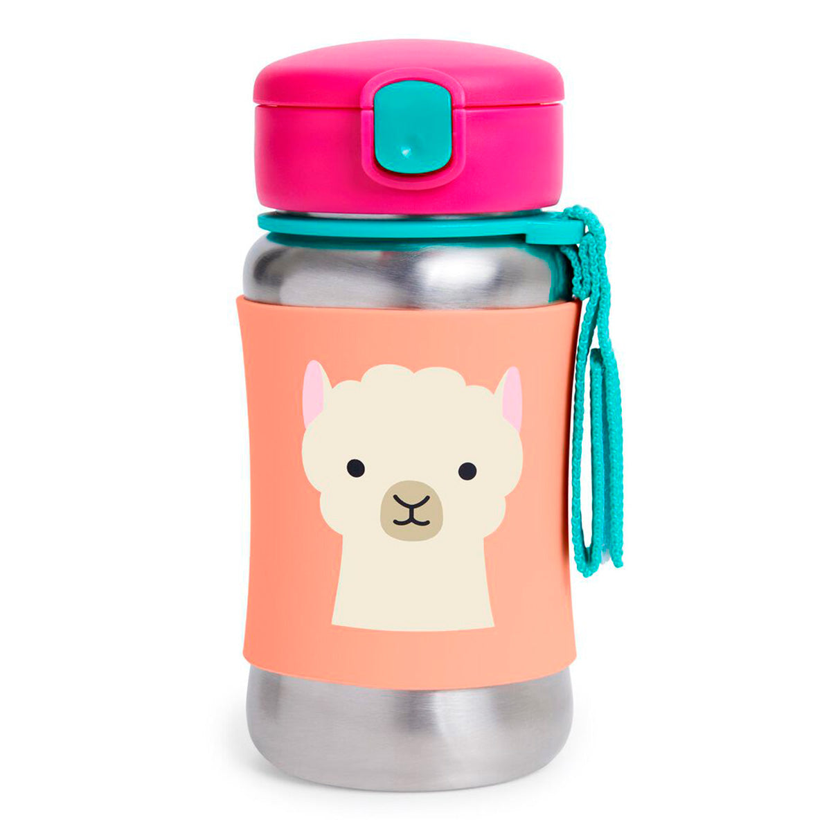 Termo de acero inoxidable para niños, Zoo little kid Skip Hop, 350 ml (12 oz) Llama