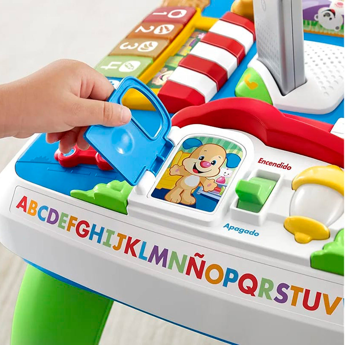 Mesa interactiva de aprendizaje bilingüe de Fisher-Price