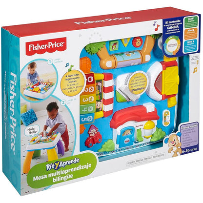 Mesa interactiva de aprendizaje bilingüe de Fisher-Price